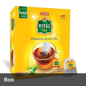 Eastern Vital Tea Vital Premium Black Tea Bags 100 Count (2g Each) Handpicked Kenyan Loose Leaf Blend Rich & Smooth Black Chai Double Chamber Tea Bags for Milk or Plain Tea Strong Aroma Vital tea bags 100 ct