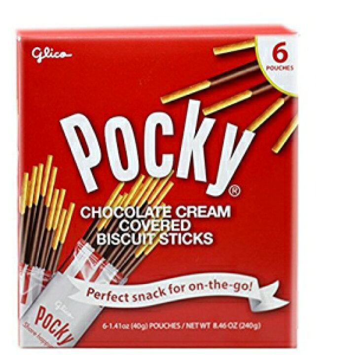 Glico Pocky Strawberry Cream Covered Biscuit Sticks 3.81oz(108g) 9
