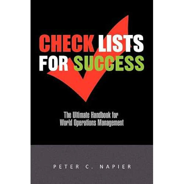 Authorhouse paperback Book, Check Lists for Success