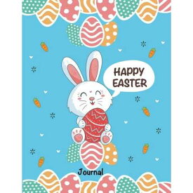 ハッピー イースター ジャーナル: キュート バニー ノート/罫線入りダイアリー (8.5x11 ブルー カバー) CREATESPACE paperback Book, Happy Easter Journal: Cute Bunny Notebook/Lined Diary (8.5x11 Blue Cover)