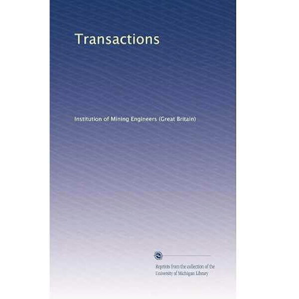 トランザクション paperback Book, Transactions