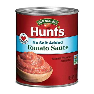 Hunt's g}g\[X HYAPgth[A8IX Hunt's Tomato Sauce No Salt Added, Keto Friendly, 8 oz