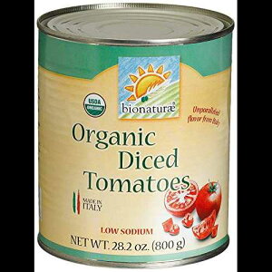 Bionaturae p؂g}g L@_CXg}g Pgth[ `qg݊ USDAFI[KjbN sgp Y C^A 28.2 IX (12 pbN) Bionaturae Diced Tomatoes Organic Diced Toma