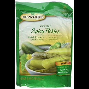 Mrs. Wages zbgXpCV[sNXʋl~bNX 1  6.5 IXpbP[W Mrs. Wages Hot Spicy Pickle Canning Mix-One 6.5 Ounce Package