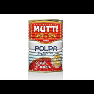 Mutti Crushed Tomatoes (Polpa), 14 oz. 1 Pack Italy s #1 Brand of Tomatoes Fresh Taste for Cooking Canned Tomatoes Vegan Friendly & Gluten Free No Additives or Preservatives