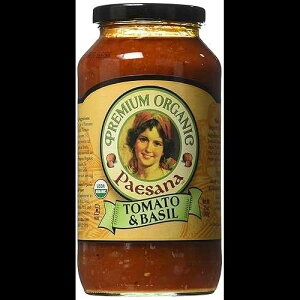 pGTi\[X I[KjbNg}goW 25IX - 6pbN Paesana Sauce Organic Tomato Basil 25 Oz - Pack of 6