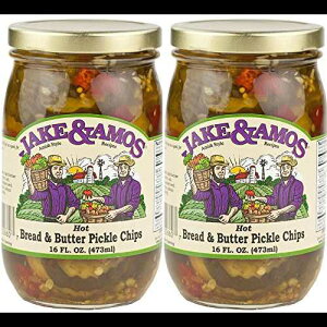 WFCNGCX - zbgubho^[sNX / 2 - 16 IX r Jake & Amos - Hot Bread & Butter Pickles / 2 - 16 Oz. Jars