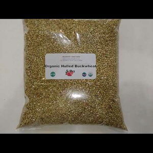 ���΁A5 �|���h USDA �F��I�[�K�j�b�N�A���`�q�g�݊����A�k�t���A�ۂ��ƁA�i�Ђ�����j�o���N Mulberry Lane Farms Buckwheat, 5 Pounds USDA Certified Organic, Non-GMO, Hulled, Whole, (Groats) Bulk