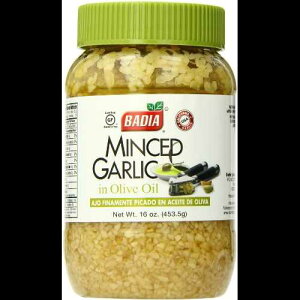 ofBA I[uICЂjjN݂؂A16IXi12pbNj Badia Minced Garlic in Olive Oil, 16 Ounce (Pack of 12)