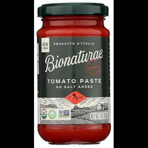 Bionaturae g}gy[Xg - I[KjbN - 7 IX - 12  - 100% I[KjbN - HY - C^A Bionaturae Tomato Paste - Organic - 7 oz - case of 12 - 100% Organic - No Salt Added - Made in Italy