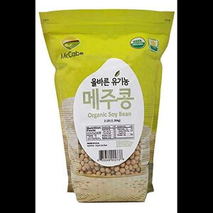 McCabe I[KjbN哤A3 |h (48 IX)AUSDA FI[KjbNAčiACCOF F (JtHjAFL@_) McCabe Organic Soy Bean, 3 lb (48 oz), USDA Certified Organic, Product of USA, CCOF Certifie
