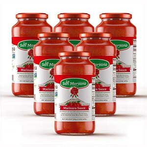 }i[ pX^\[X 100% C^AY 24 IXr - 100% {̐AT}c@[mg}g (6 pbN) LA SAN MARZANO DI A. ROMANO MARCA BRANDROMANO Marinara Pasta Sauce 100% Product of Italy 24 Ounce Jars