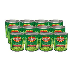 fe ʋltbVJbgXC[gs[ HYA8.5IXi12pbNj Del Monte Canned Fresh Cut Sweet Peas No Salt Added, 8.5-Ounce (Pack of 12)