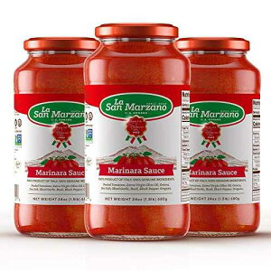 }i pX^\[X 100% C^AY 24 IXr - 100% {̐AT}c@[mg}g (3 pbN) LA SAN MARZANO DI A. ROMANO MARCA BRANDROMANO Marinara Pasta Sauce 100% Product of Italy 24 Ounce Jars - 