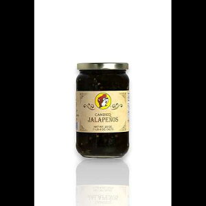 Buc-ees Ђny[jAĖ\ȕrAOet[A20 IX Buc-ee's Buc-ees Candied Jalapenos in a Resealable Jar, Gluten Free, 20 Ounces