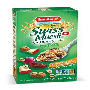 てなグッズや ファミリアスイスミューズリーシリアル 砂糖無添加 12オンスボックス 6パック Familia Swiss Muesli Cereal 供え Added Box Sugar 12-Ounce of Pack No 6
