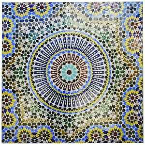 3dRose CST_132003_3 pUCNEH[AFESAbRAAtJ-Af29 Kwi0083-Kymri Wilt-Z~bN^CR[X^[A4Zbg 3dRose CST_132003_3 Mosaic Wall for Fountain, FES, Morocco, Africa-Af29 Kwi0083-Kymri 