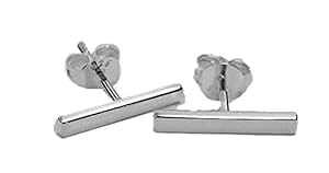 ~j}XgX^[OVo[@ׂȃXeBbNXe[vX^bhCjAo[COւ̍ō̃Mtg Sophia Rose Jewellery Minimalist Sterling Silver Delicate Stick Staple Stud Line Linear