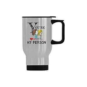 ʔgx}O You're My person XeXX`[R[q[JbvANX}Xa}Oւ̖ʔMtgA14IXgx}OeB[Jbv WECE Funny Travel Mug You're My Person Stainless Steel 
