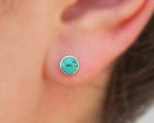 X^[OVo[ X^bh COA6mm Eh ^[RCY X^bhAT[N X^bh COAVo[ ^[RCY Xg[ CO MiYa Jewelry Sterling Silver Stud Earrings, 