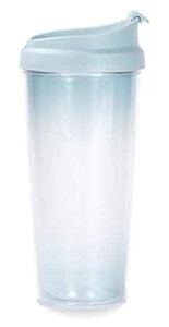 Kate Spade New York 16 Ounce Insulated Travel Mug, Double Wall Travel Tumbler for Coffee/Tea, Blue Ombre