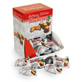 アンソニー・トーマス チョコレート バックアイズ ディスペンサー (60 個) Anthony Thomas Chocolate Buckeyes Dispenser (60 Count)