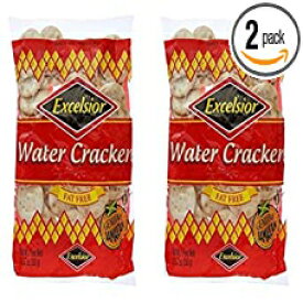 (2 個パック)、レギュラー、エクセルシオール ウォーター クラッカー、10.57 オンス (2 個パック) (Pack of 2), Regular, Excelsior Water Crackers, 10.57 oz (Pack of 2)