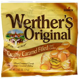 Werther's オリジナル クリーミー キャラメル入りハード キャンディー (2.65 オンス) シングル パック Werther's Original Creamy Caramel Filled Hard Candies (2.65oz) Single Pack