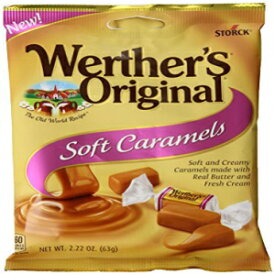 Werther's オリジナル ソフト キャラメル、2.22 オンス (12 個パック) by Werther's Werther's Original Soft Caramels, 2.22 Ounce (Pack of 12) by Werther's