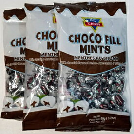 KC チョコ入りミント 各 3.2 オンス (3 パック) KC Choco Filled Mints 3.2 oz each (3-pack)