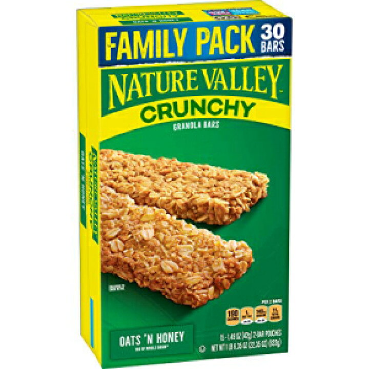 Nature Valley Crunchy Oats 'N Honey Granola Bars 60ct / 1.5 oz –