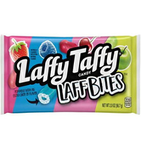 Laffy Taffy Laff Bites Candy、2オンスバッグ - 24個ディスプレイボックス Laffy Taffy Laff Bites Candy, 2 Ounce Bags - 24 Count Display Box