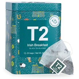 T2 Irish Breakfast Black Tea, Bag in Icon Tin,
