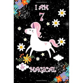 CREATESPACE paperback Book, I am 7 and Magical: Cute Unicorn-Journal/Notebook Happy Birthday Girls Gift for 7 Year Old(Lined Journal/Diary)
