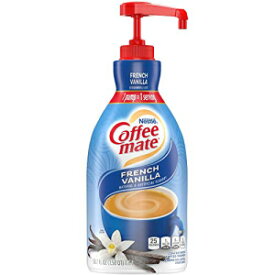 Nestle Coffee mate Coffee-mate 31803 Liquid Coffee Creamer, French Vanilla, 1500mL Pump Bottle