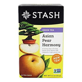アジアン ペア ハーモニー GreenTea スタッシュ ティー 18 袋 Asian Pear Harmony GreenTea Stash Tea 18 Bag