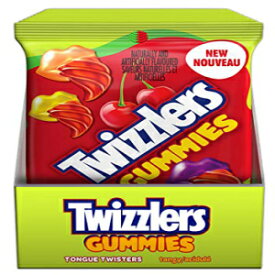 Twizzlers Gummies- ピリッとした舌ツイスター キャンディー、182g/6.4 オンス (10ct) {カナダから輸入} Twizzlers Gummies- Tangy Tongue Twisters Candy, 182g/6.4 oz. (10ct) {Imported from Canada}