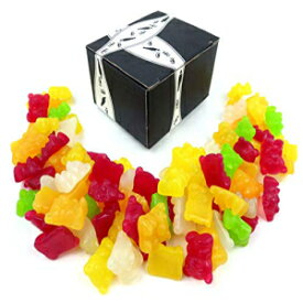 Black Tie Mercantile Gustaf’s Chubby Gummy Bears, 2.2 lb Bag in a BlackTie Box