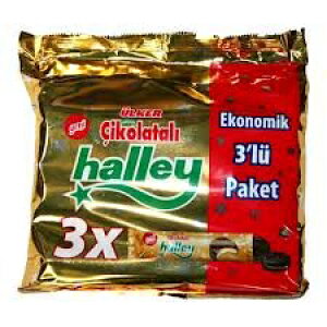 EPn[ThCb`rXPbgA}V}ƃRRA3pbN264gr Ulker Halley Sandwich Biscuits w/ Marshmallow and Cocoa 3 Packs 264gr