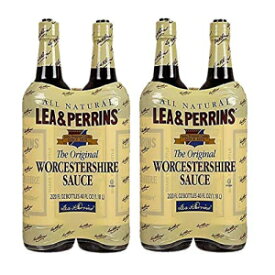 Lea & Perrins ウスターソース オールナチュラル コーシャ - 4 ボトルパック - 各 20 オンス。 Lea & Perrins Worcestershire Sauce All Natural Kosher - Pack of 4 Bottles - 20oz Each !