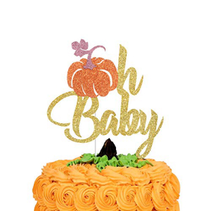 ChienMin Oh Baby Pumpkin Cake Topper Little Shower Decor Party Autumn Gender 春夏新作モデル 25％OFF Decorations Reveal Theme Fall Supplies