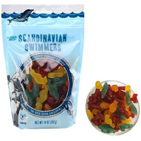 トレーダージョーズ スカンジナビアン スイマーズ グミ キャンディ 魚と海の生き物の形、14オンス グルテンフリー (2個パック) Trader Joe's Scandinavian Swimmers Gummy Candy Fish and Sea Life Shapes, 14 oz Gluten Free (pack of 2)