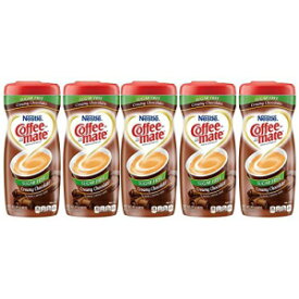 Nestle Coffee mate COFFEE-MATE Creamy Chocolate Sugar Free Powder Coffee Creamer 10.2 oz. Canister (Pack of 5)