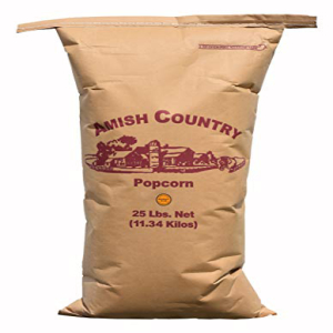 Amish Country Popcorn | 25 lb Bag | Midnight Blue Popcorn Kernels | Old Fashioned with Recipe Guide (Midnight Blue - 25 lb Bag)