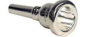 Schilke �X�^���_�[�h ���[�W �V�����N �g�����{�[�� �}�E�X�s�[�X �V���o�[ 51D �V���o�[ Schilke Standard Large Shank Trombone Mouthpiece in Silver 51D Silver