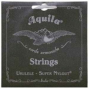 Aquila X[p[ jKbg AQ-104 RT[g EN - Low G - 4  1 Zbg Aquila Super Nylgut AQ-104 Concert Ukulele Strings - Low G - 1 Set of 4