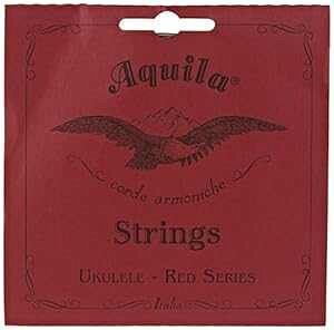Aquila bh V[Y AQ-88 ei[ EN - Low G - 4  1 Zbg Aquila Red Series AQ-88 Tenor Ukulele Strings - Low G - 1 Set of 4