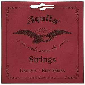 Aquila bh V[Y AQ-87 ei[ EN - nC G - 4  1 Zbg Aquila Red Series AQ-87 Tenor Ukulele Strings - High G - 1 Set of 4