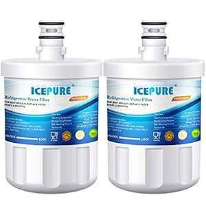 ICEPURE 5231JA2002A ①ɗptB^[ALG LT500PAGEN11042FR-08AADQ72910901AADQ72910907ALFX25974STALFX25973SAKenmore 9890A469890 2pbNƌ݊ ICEPURE 5231JA2002A Refrigerator Water Filter,Compatible with LG LT500P