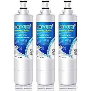 ICEPURE 4396508 p①ɐtB^[ Whirlpool 4396508A4396510A4392857AtB^[ 5AEDR5RXD1ANL240VAWFL400Awf285ARWF0500A 3 pbN ICEPURE 4396508 Replacement Refrigerator Water Filter for Whirlpool 4396508, 4396510,